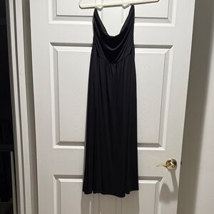 Elegant Black Midi Dress